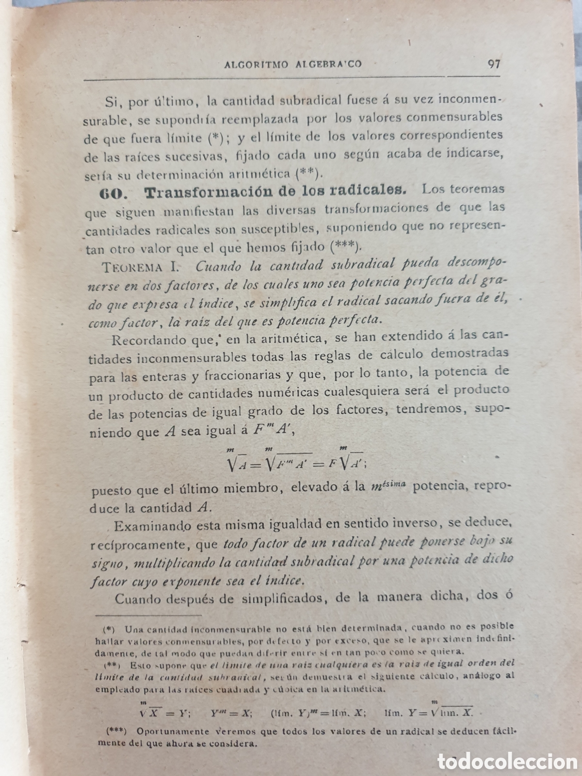 Libros antiguos: Algebra. Salinas y Benitez. 1916. - Foto 5