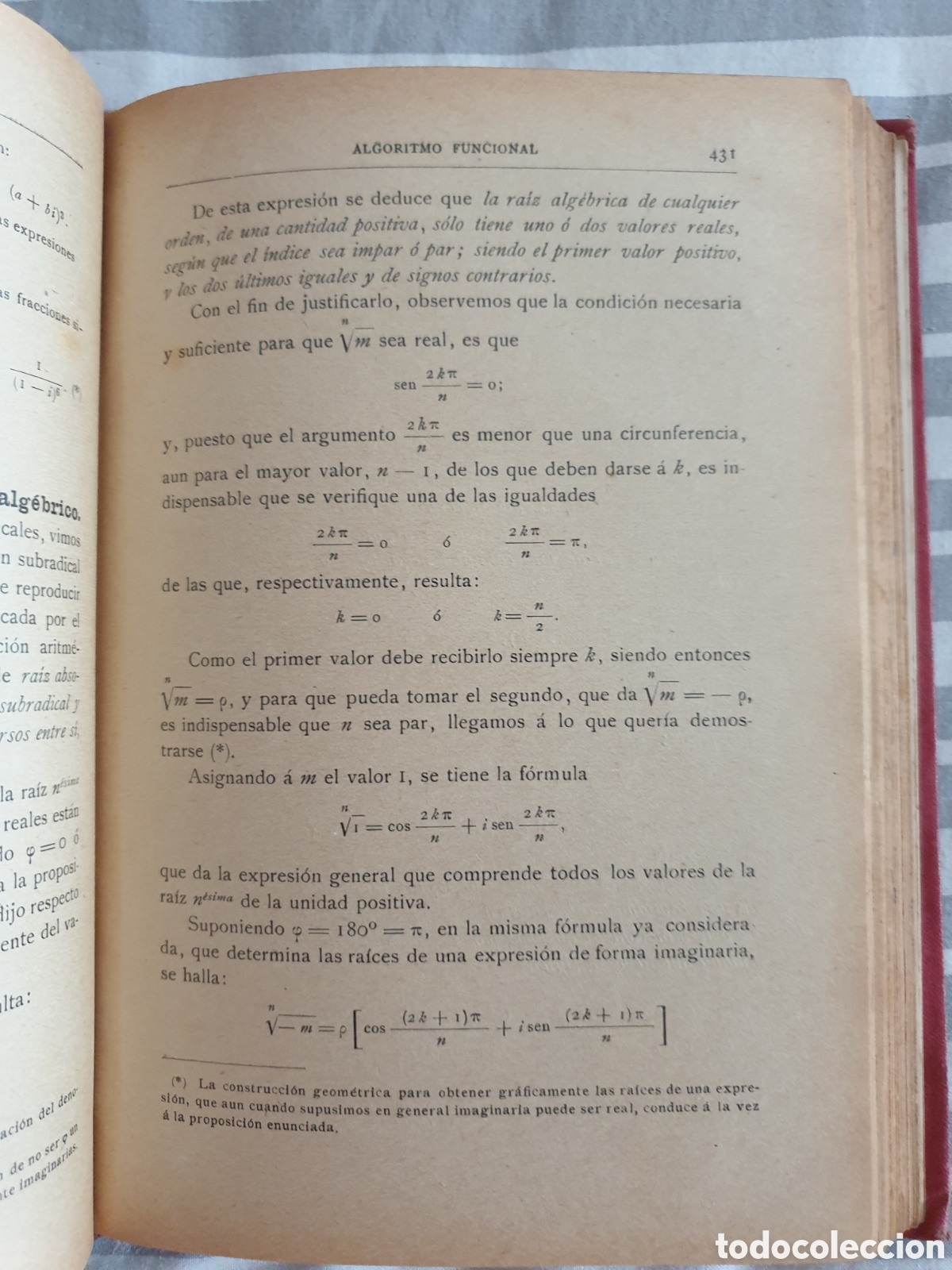 Libros antiguos: Algebra. Salinas y Benitez. 1916. - Foto 8