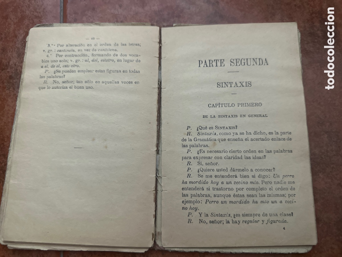 Libros antiguos: Gram&aacute;tica castellana - Foto 2