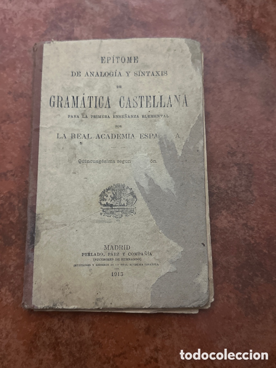 Libros antiguos: Gram&aacute;tica castellana - Foto 1