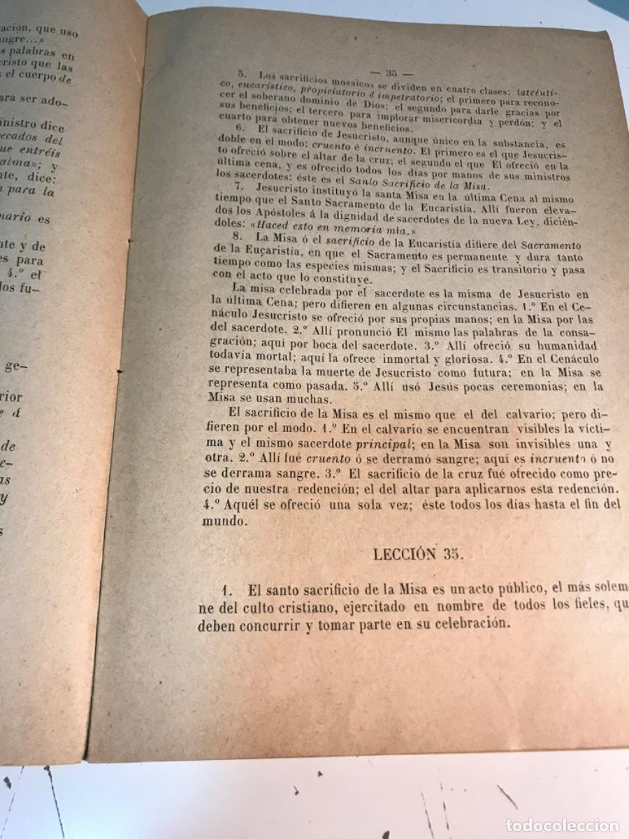 Libros antiguos: Explicaci&oacute;n del programa de religi&oacute;n. 1896 - Foto 5