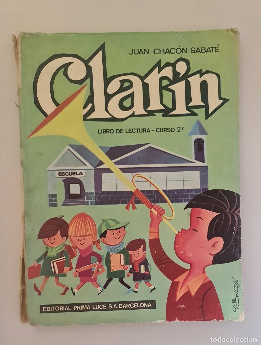 Libros antiguos: Clar&iacute;n. Libro de lectura. Curso 2. Prima Luce - Foto 1
