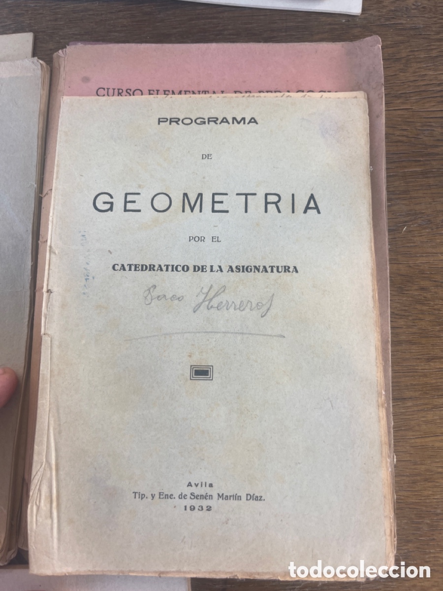 Libros antiguos: Lote de libros de ense&ntilde;anza media - Foto 3