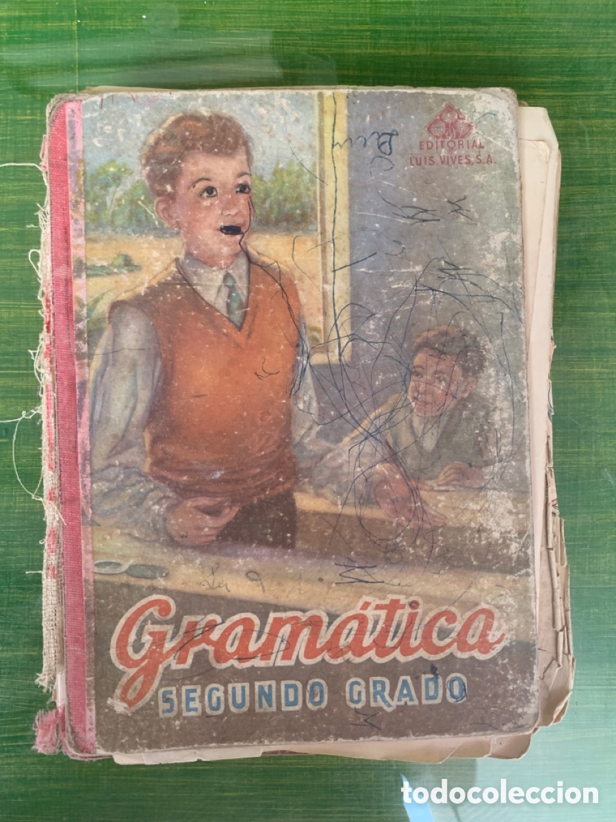 Libros antiguos: Libro Gram&aacute;tica. 2&ordm; Grado - Foto 1