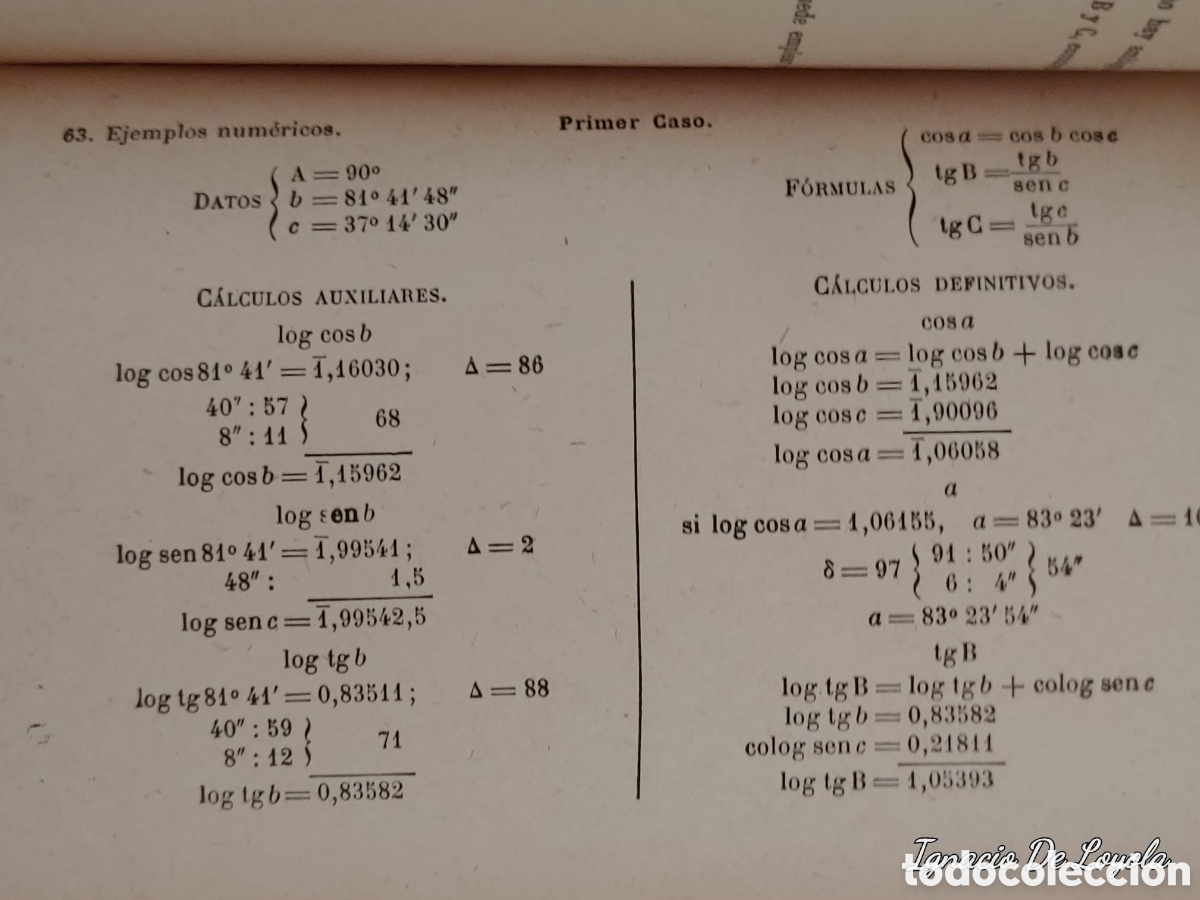 Libros antiguos: ELEMENTOS DE TRIGONOMETRIA 1923 - Foto 3
