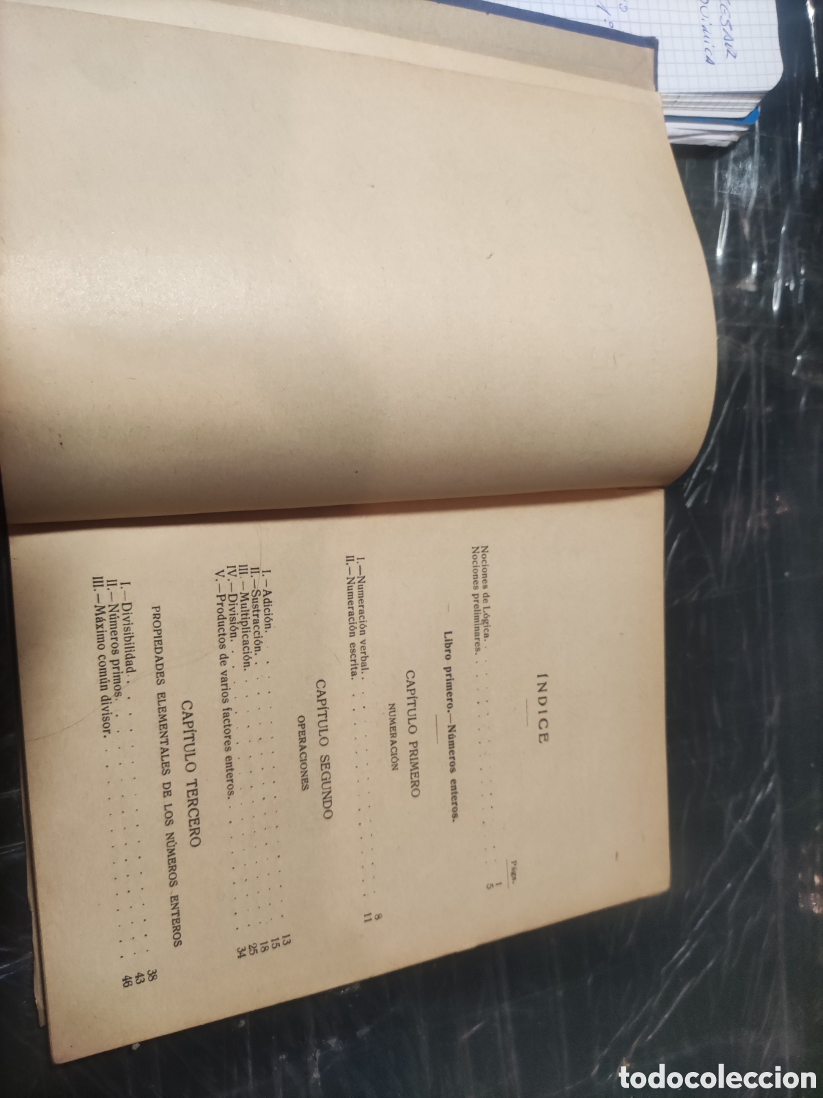 Libros antiguos: Aritm&eacute;tica... Elementos de Matem&aacute;ticas. - Foto 4