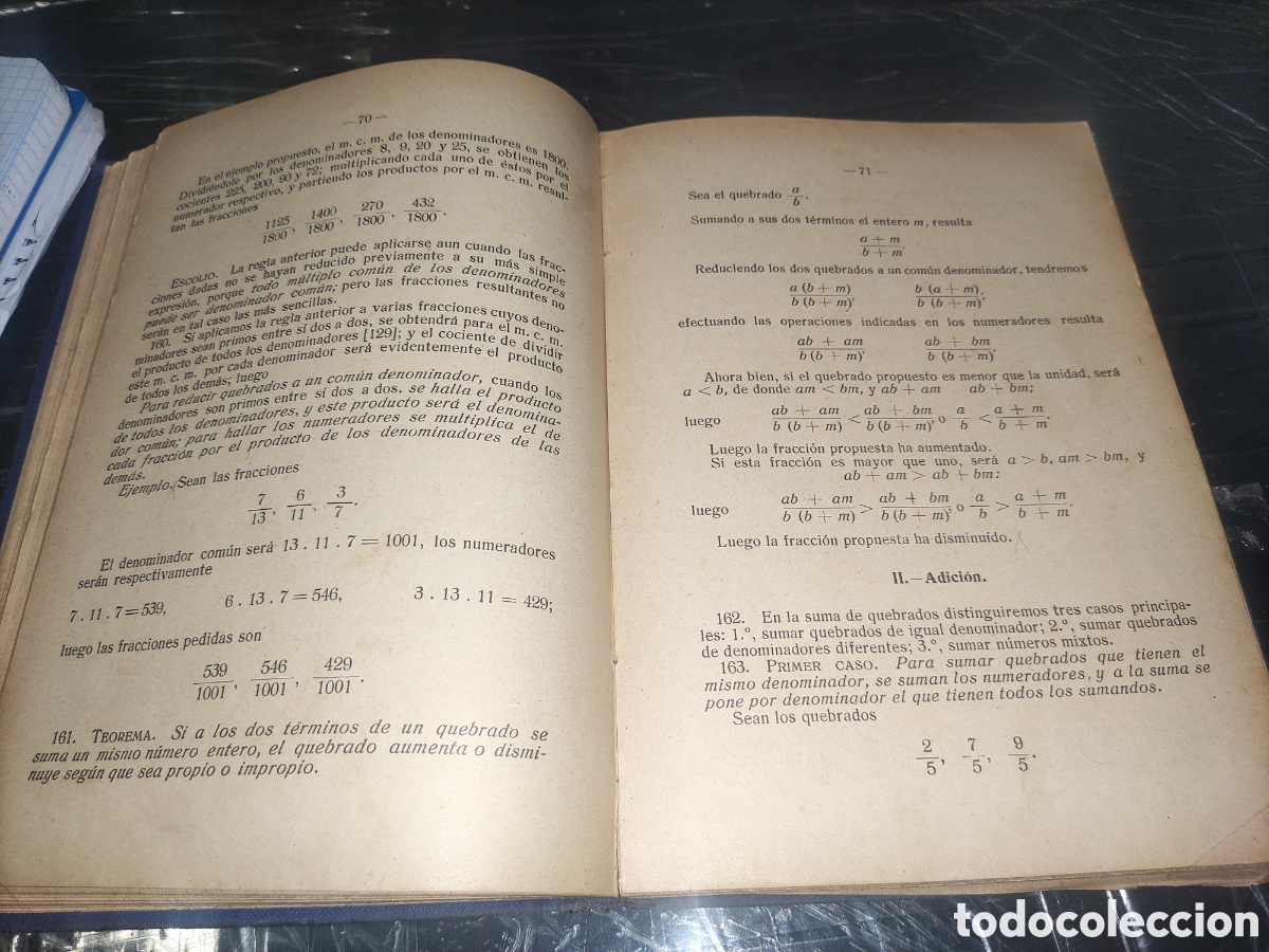 Libros antiguos: Aritm&eacute;tica... Elementos de Matem&aacute;ticas. - Foto 8