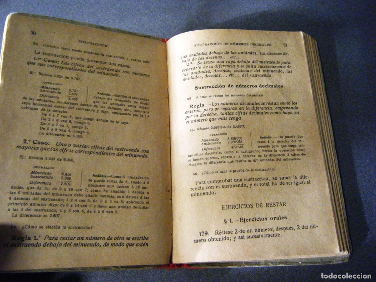 Libros antiguos: Aritm&eacute;tica de G.M. Bru&ntilde;o - Foto 3