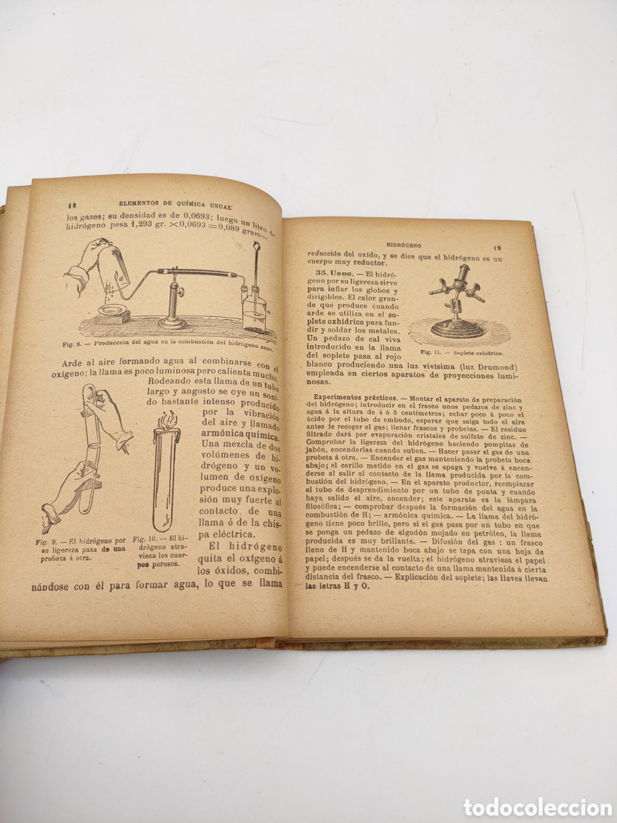 Libros antiguos: Libro escolar antiguo de qu&iacute;mica - Foto 4