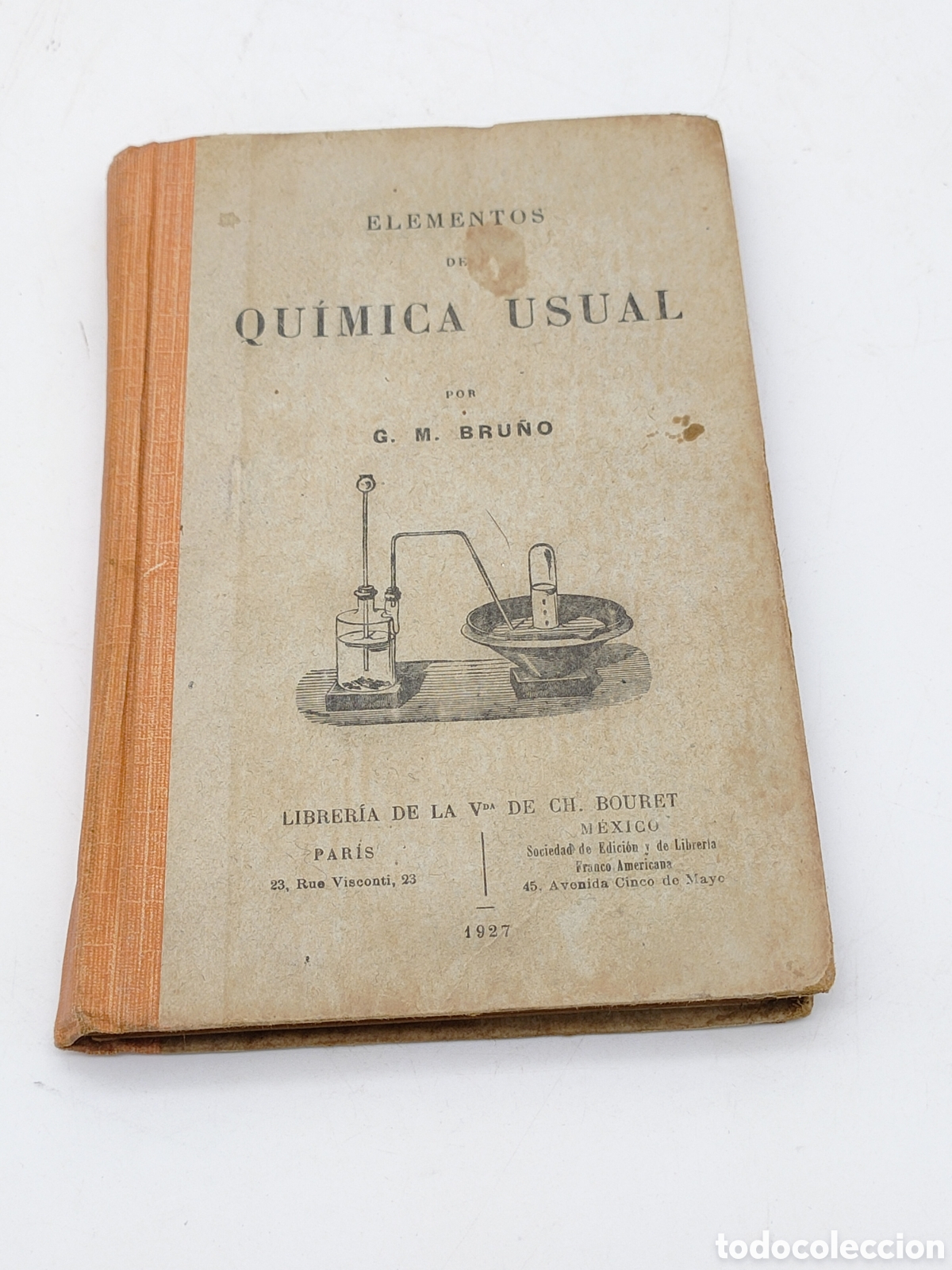 Libros antiguos: Libro escolar antiguo de qu&iacute;mica - Foto 1