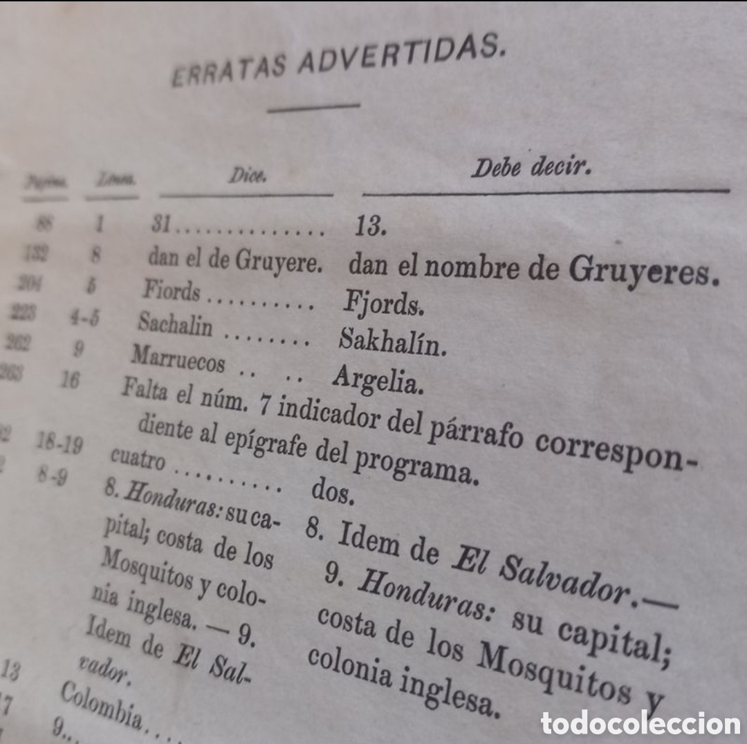 Libros antiguos: &rdquo;Compendio de Geograf&iacute;a General&rdquo; (1905) - Foto 7