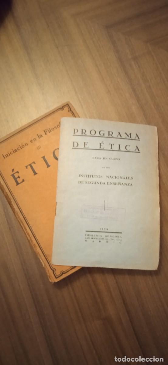 Libros antiguos: &Eacute;TICA - Foto 2