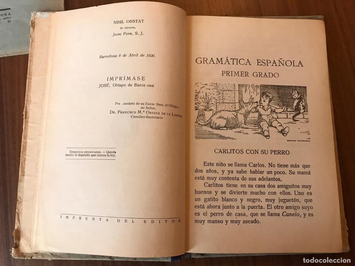 Libros antiguos: GRAM&Aacute;TICA ESPA&Ntilde;OLA - Foto 3
