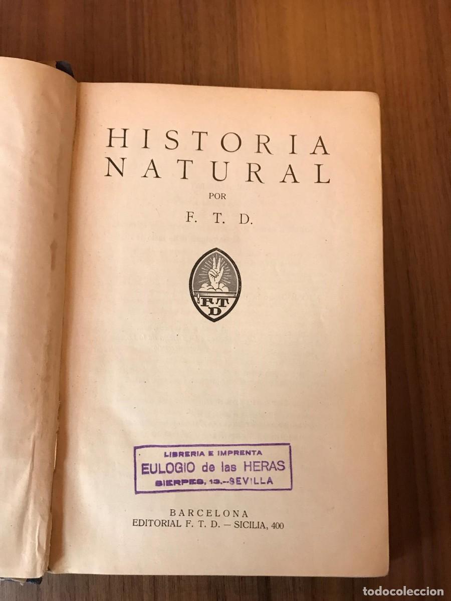 Libros antiguos: HISTORIA NATURAL - Foto 2