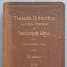Libros antiguos: TENEDURÍA DE LIBROS - BOFILL Y TRÍAS - EDIT. PINO HNOS. - BARCELONA 1916