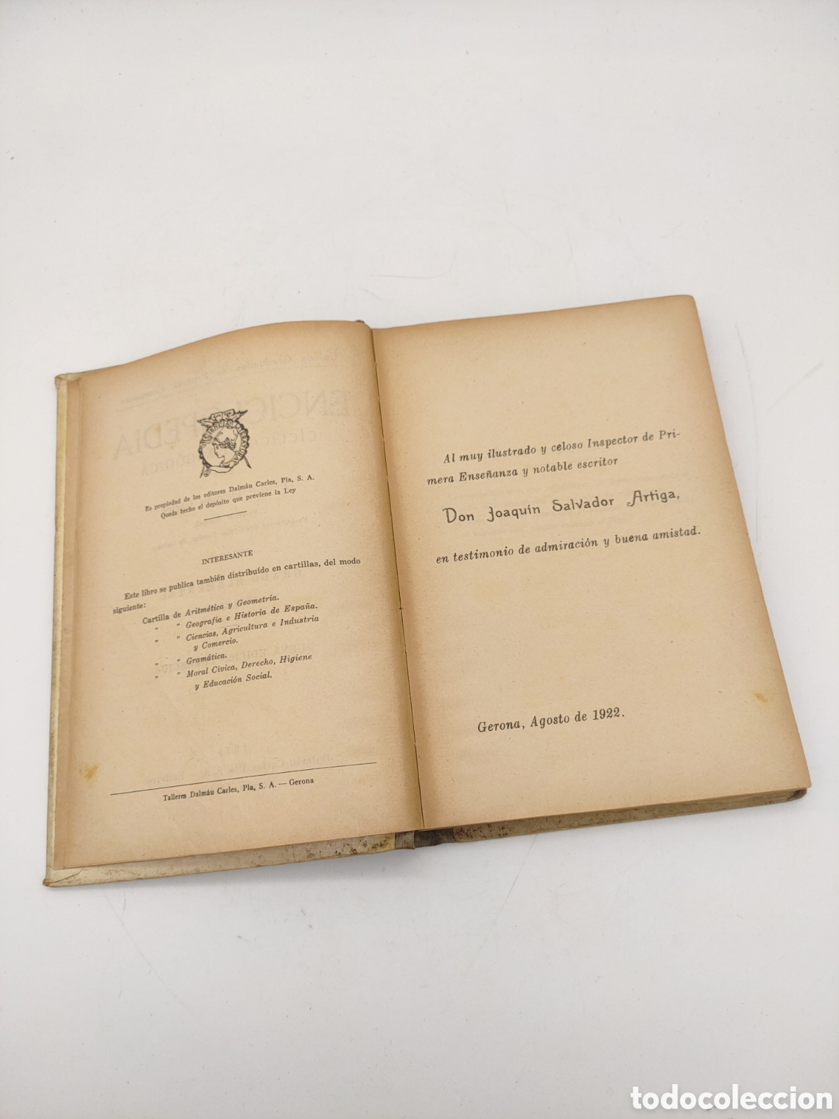 Libros antiguos: Libro escolar 1936 ENCICLOPEDIA ELEMENTAL - Foto 5