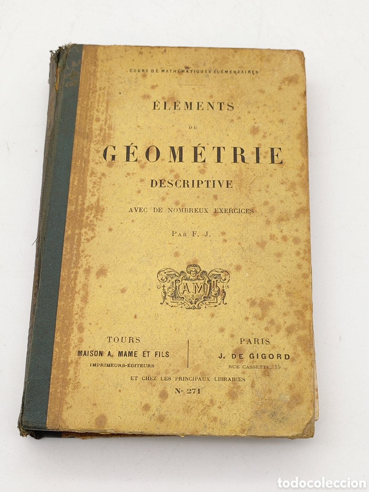 Libros antiguos: Libro escolar de geometr&iacute;a de 1913 - Foto 1
