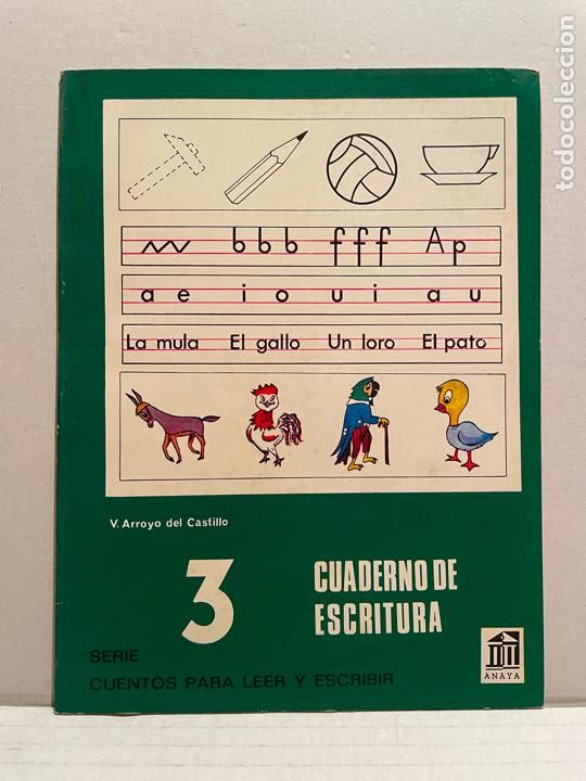 Libri antichi: ANTIGUO CUADERNO DE ESCRITURA A&Ntilde;AYA 1966
