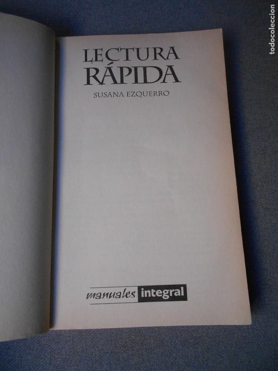 Libros antiguos: LECTURA RAPIDA - Foto 2