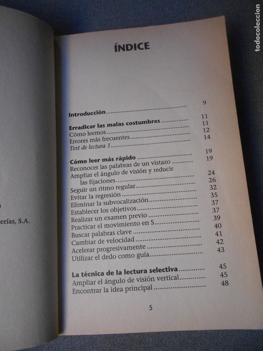 Libros antiguos: LECTURA RAPIDA - Foto 3