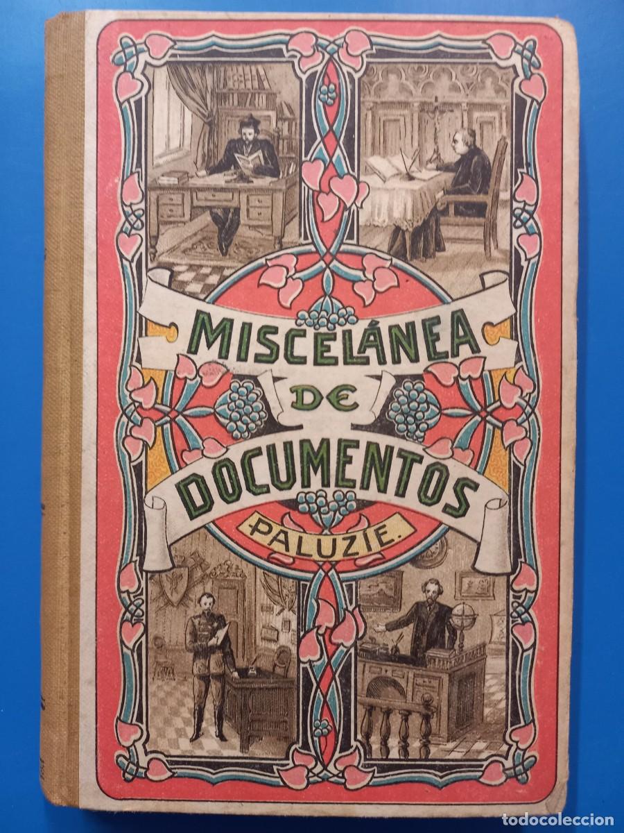 Libros antiguos: MISCELANEA DE DOCUMENTOS, PALUZIE, 1924 - Foto 1