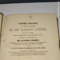 Libri antichi: NOVISIMA COLECCION DE PIEZAS ESCOGIDAS CLASICOS LATINOS - PRIMERA EDICION 1872 / LIBRO III