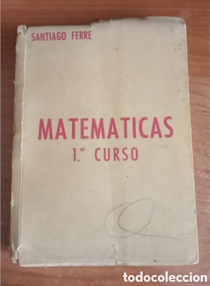 Libros antiguos: MATEMATICAS LIBRO ANTIGUO. - Foto 1