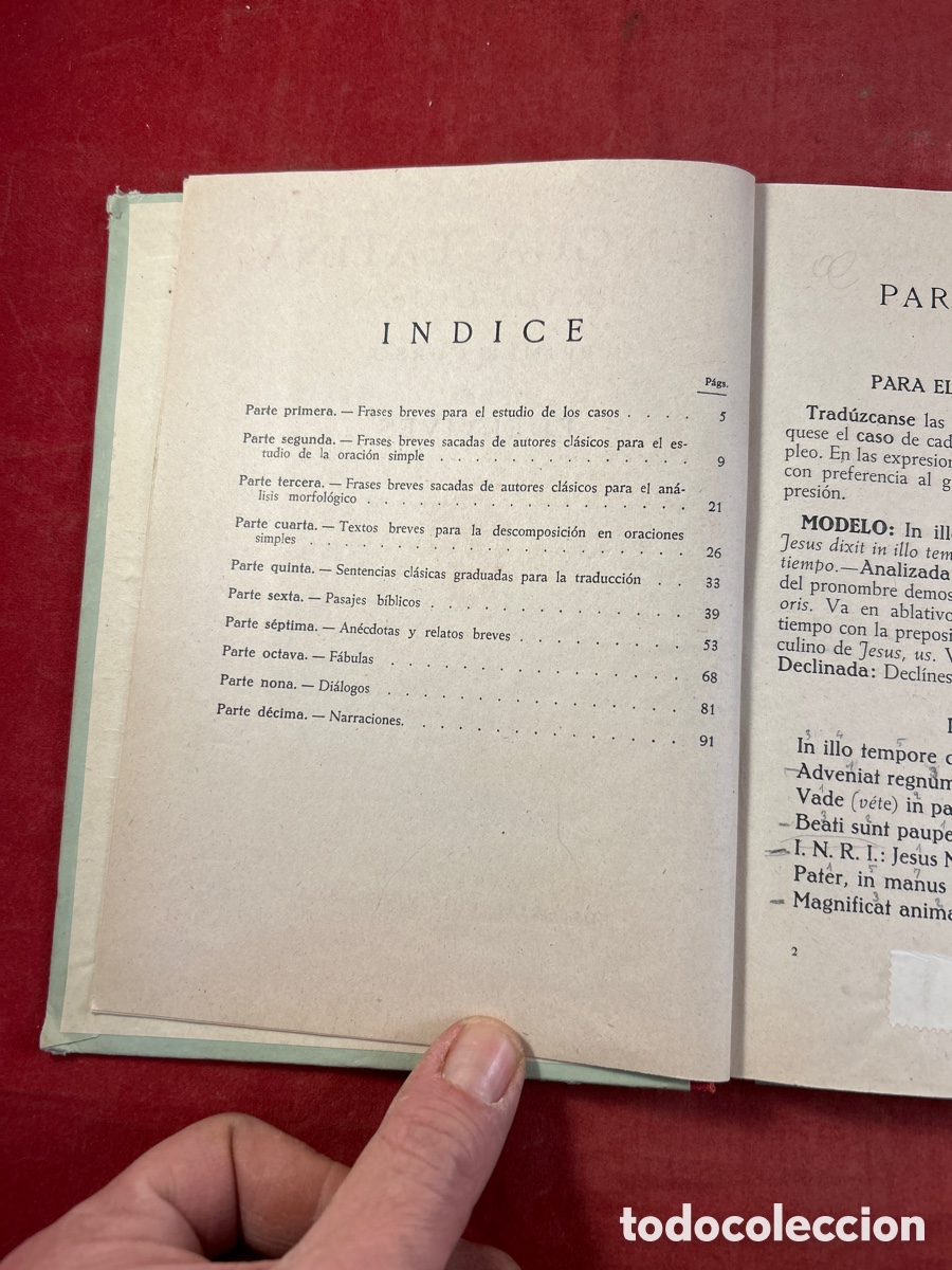 Libros antiguos: LENGUA LATINA - Foto 2