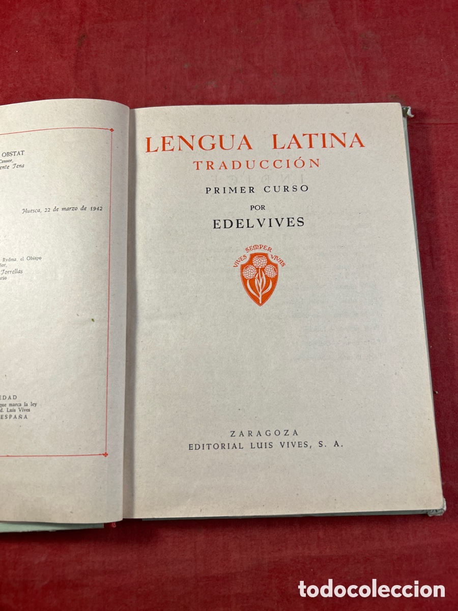 Libros antiguos: LENGUA LATINA - Foto 3