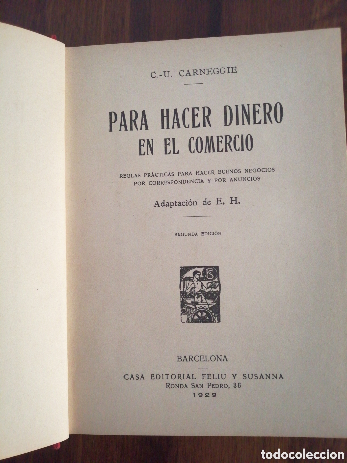 Libros antiguos: Para hacer dinero en el comercio - Foto 2