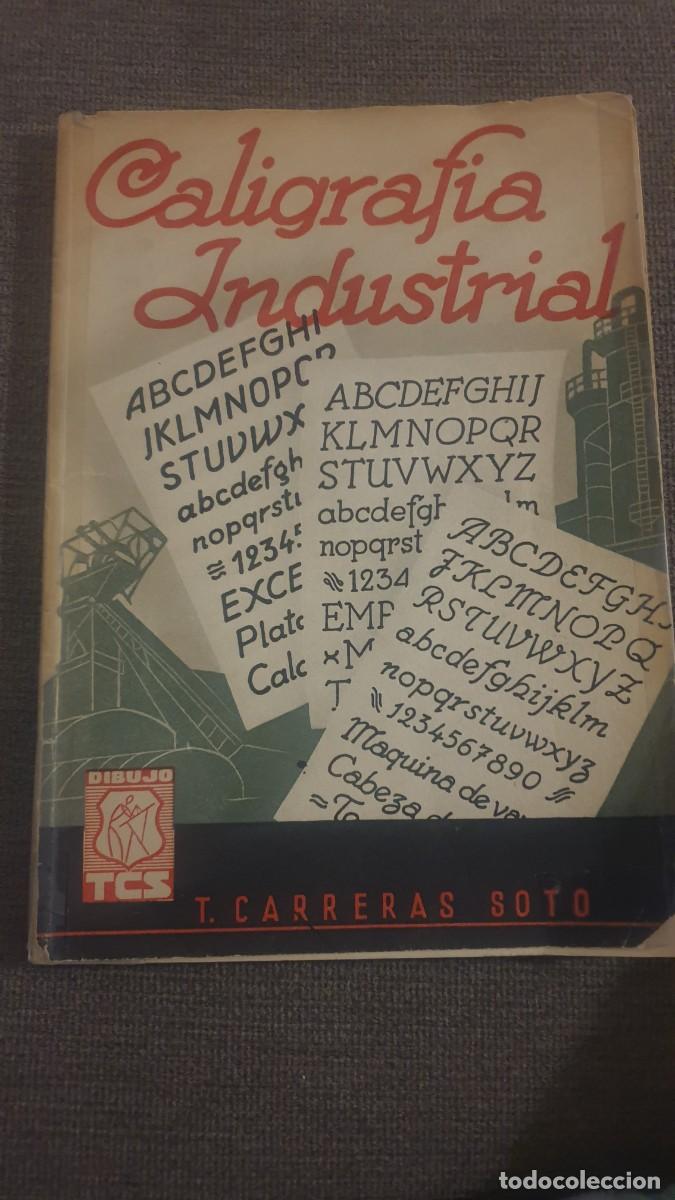 Libros antiguos: Libro de caligraf&iacute;a industrial - Foto 1