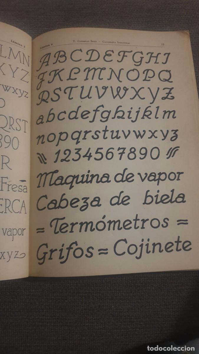 Libros antiguos: Libro de caligraf&iacute;a industrial - Foto 2