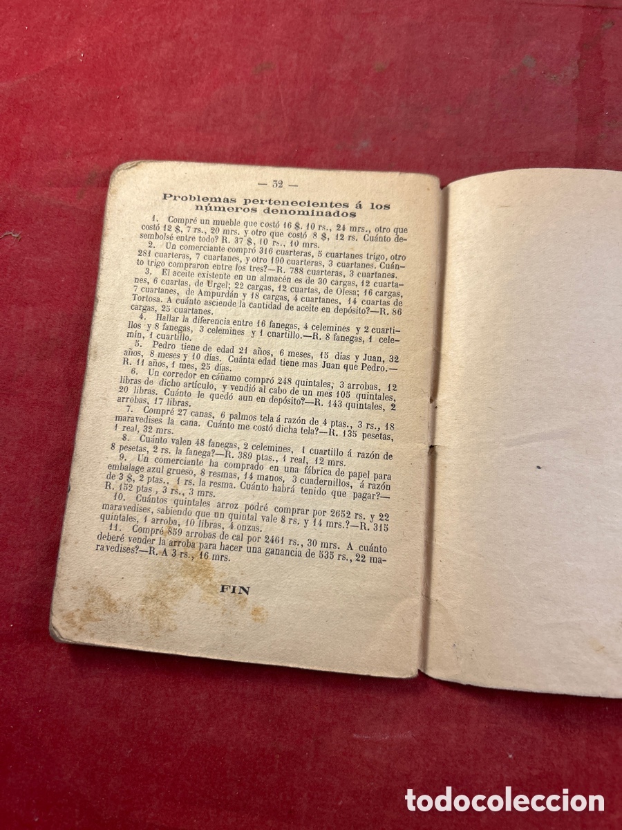 Libros antiguos: TABLAS DE ARITM&Eacute;TICA 1896 - Foto 4