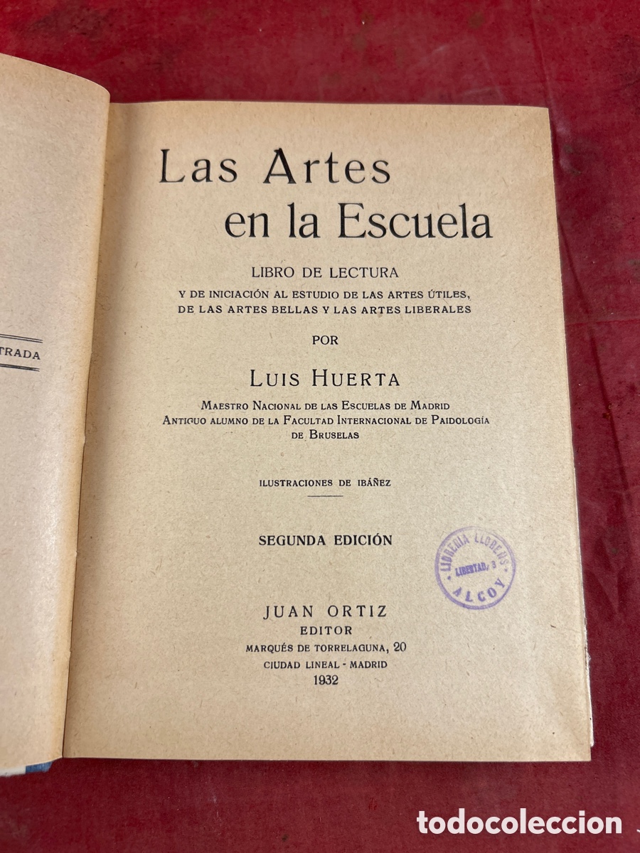 Libros antiguos: LAS ARTES EN LA ESCUELA - Foto 2