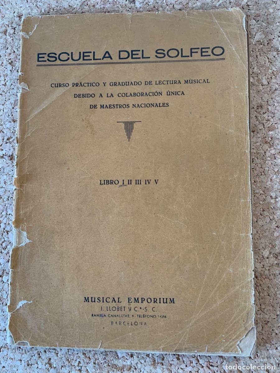 Libros antiguos: Escuela de solfeo libro 1 (Bols 31) - Foto 1