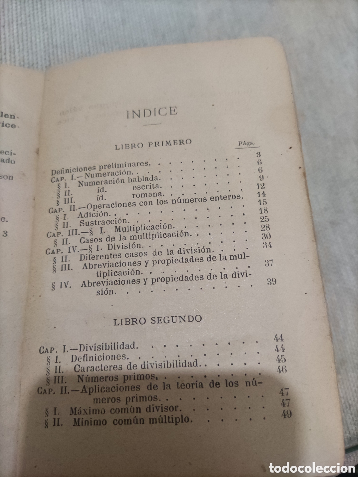 Libros antiguos: Aritm&eacute;tica Elemental. - Foto 3