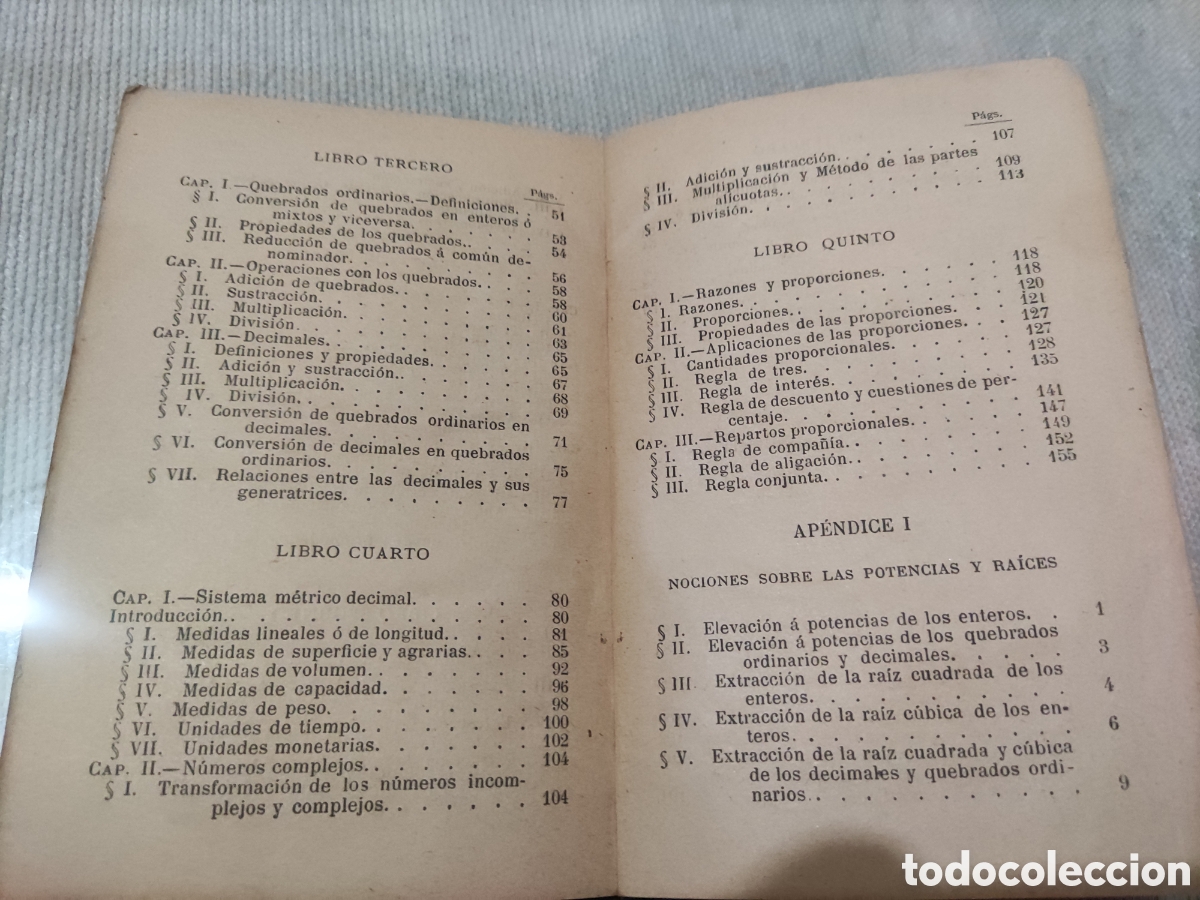 Libros antiguos: Aritm&eacute;tica Elemental. - Foto 4