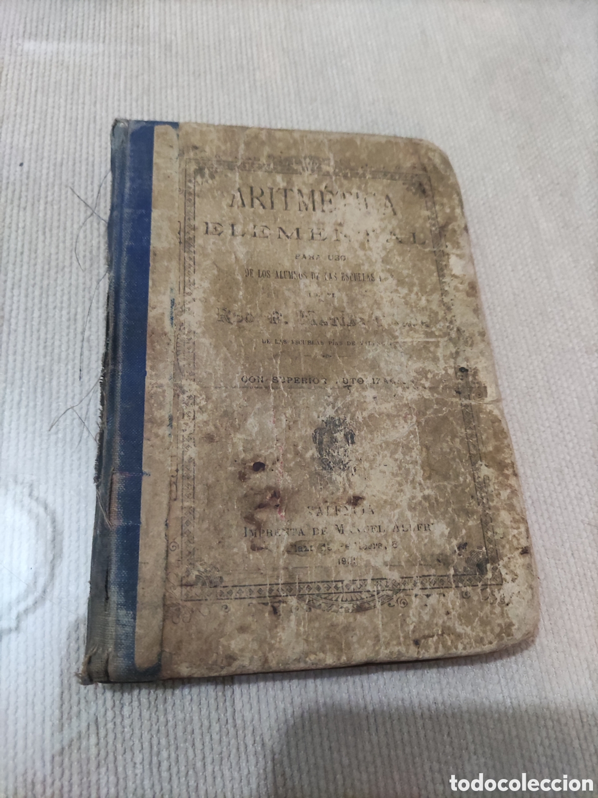 Libros antiguos: Aritm&eacute;tica Elemental. - Foto 1