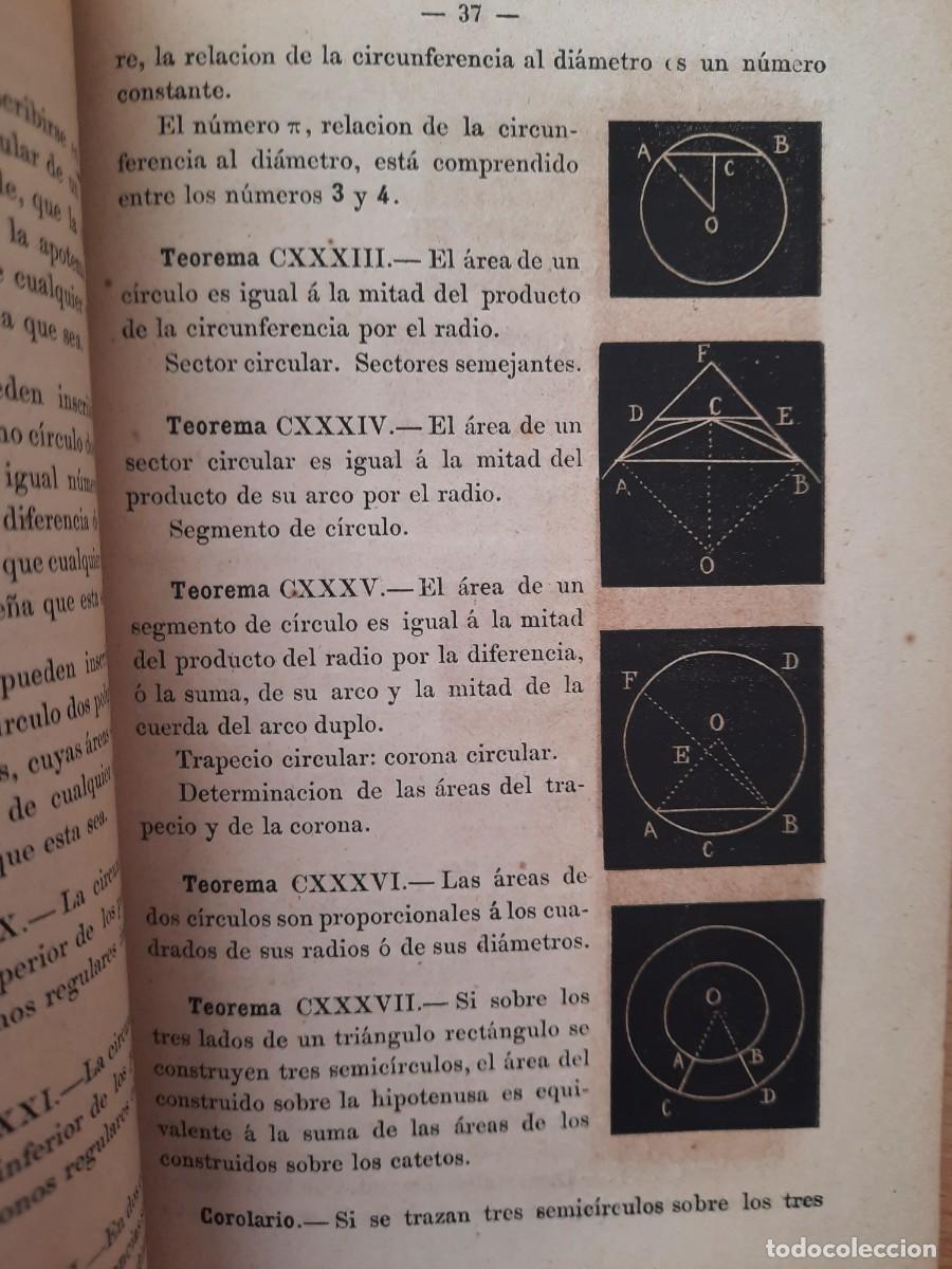 Libros antiguos: LIBRO. Elementos de matem&aacute;ticas. Rubio y Diaz. 1873 - Foto 7