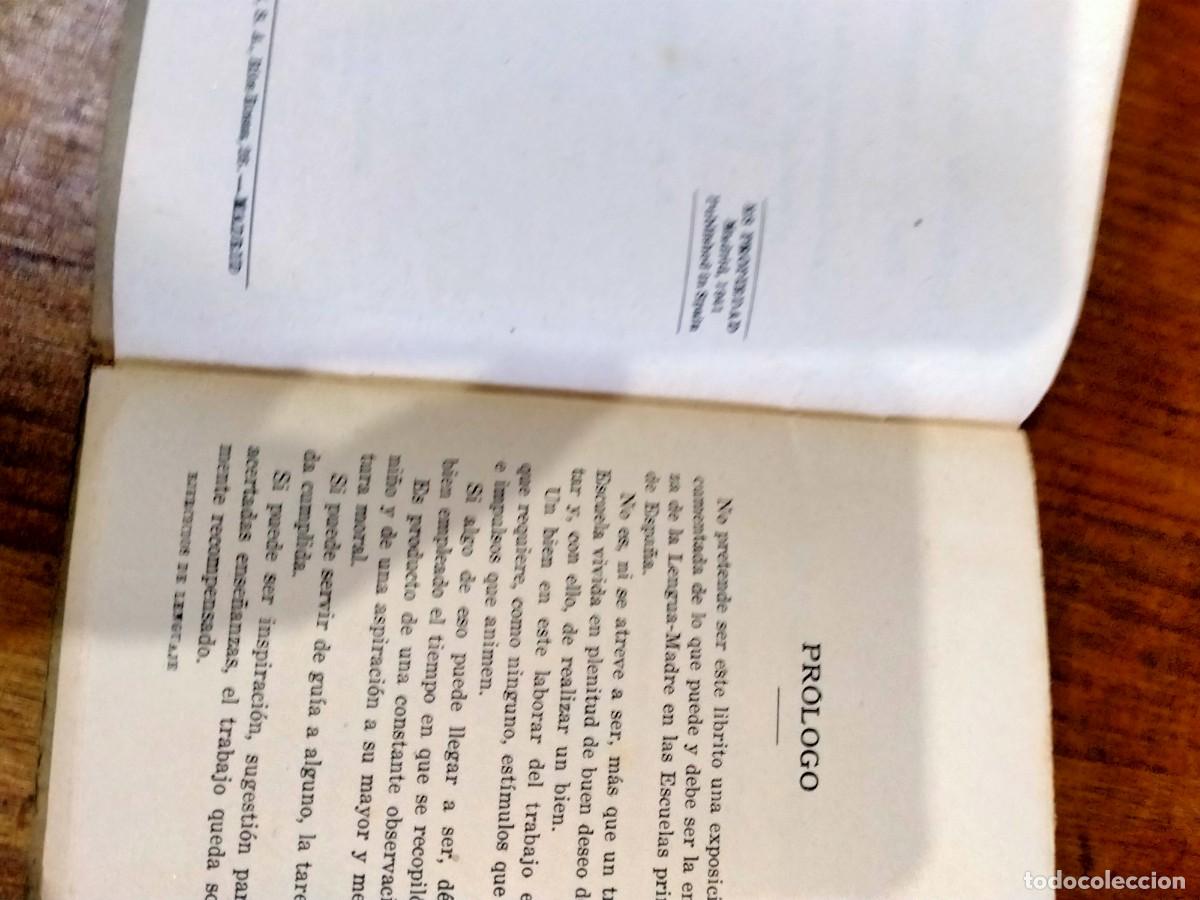 Libros antiguos: LIBRO TEXTO EDUCACI&Oacute;N ENSE&Ntilde;ANZA EJERCICIOS DE LENGUAJE A&Ntilde;O 1941 - Foto 2