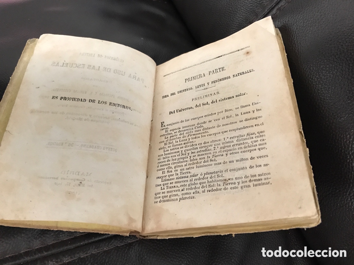 Libros antiguos: Cuadernos de lectura - Foto 2