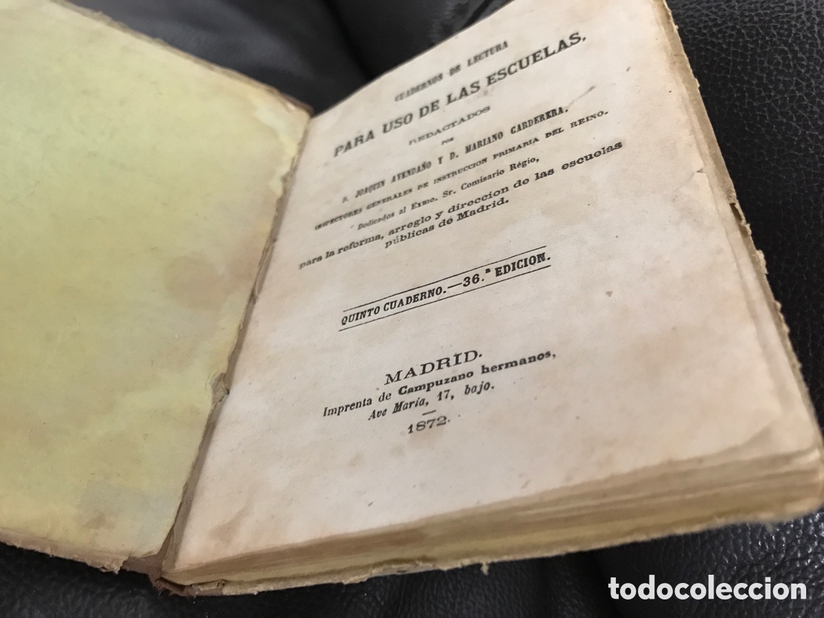 Libros antiguos: Cuadernos de lectura - Foto 1