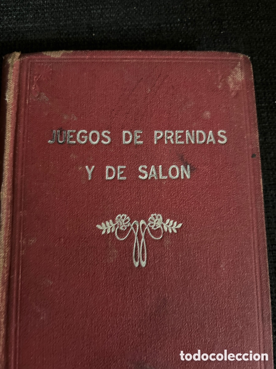 Libros antiguos: Libro juegos de prendas y de sal&oacute;n - Foto 2
