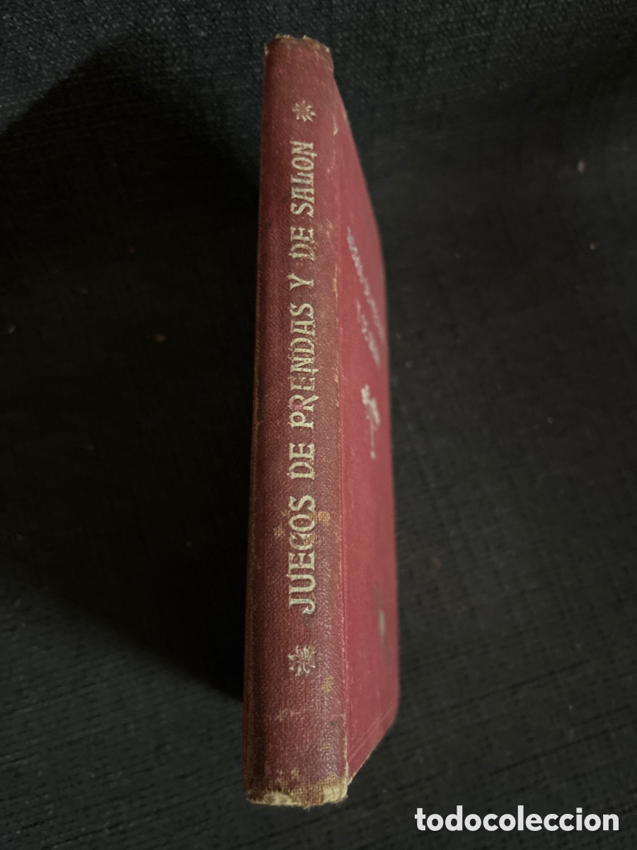 Libros antiguos: Libro juegos de prendas y de sal&oacute;n - Foto 3
