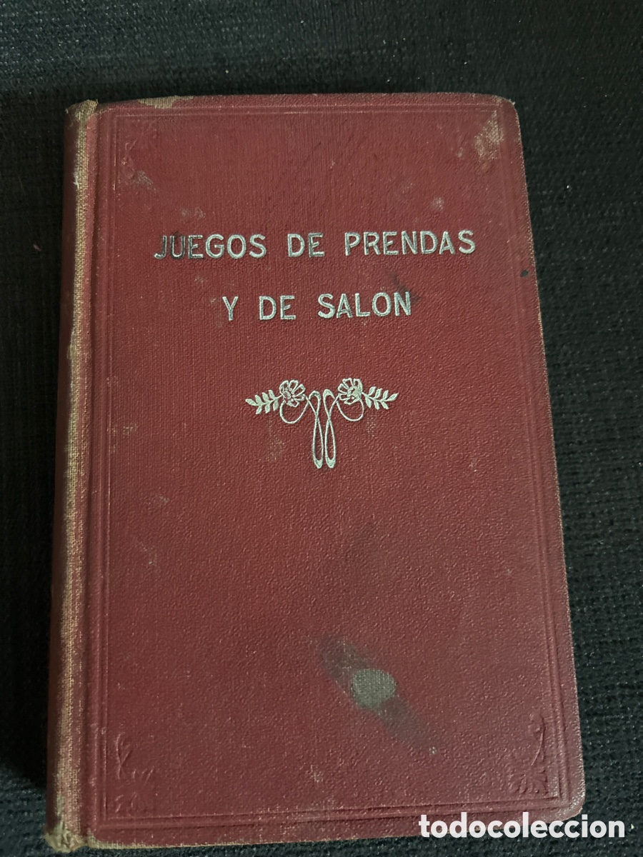 Libros antiguos: Libro juegos de prendas y de sal&oacute;n - Foto 1