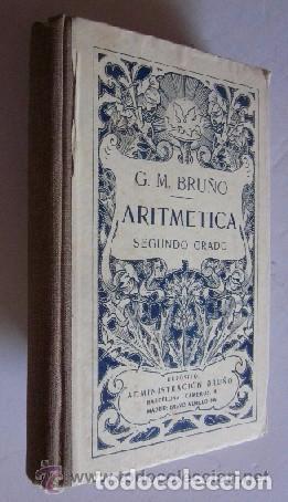 Libros antiguos: ARITMETICA - SEGUNDO GRADO - ED. BRU&Ntilde;O - Foto 1