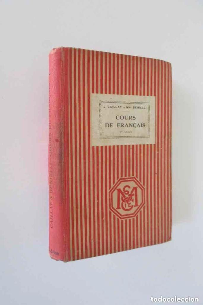 Libros antiguos: COURS DE FRAN&Ccedil;AIS - A&Ntilde;O 1935 - Foto 1