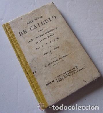 Libros antiguos: EJERCICIOS DE CALCULO - G.M. BRU&Ntilde;O - Foto 1
