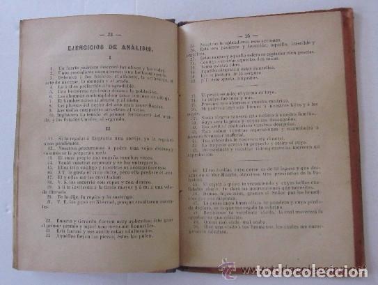 Libros antiguos: ELEMENTOS DE GRAMATICA CASTELLANA - A&Ntilde;O 1902 - Foto 3