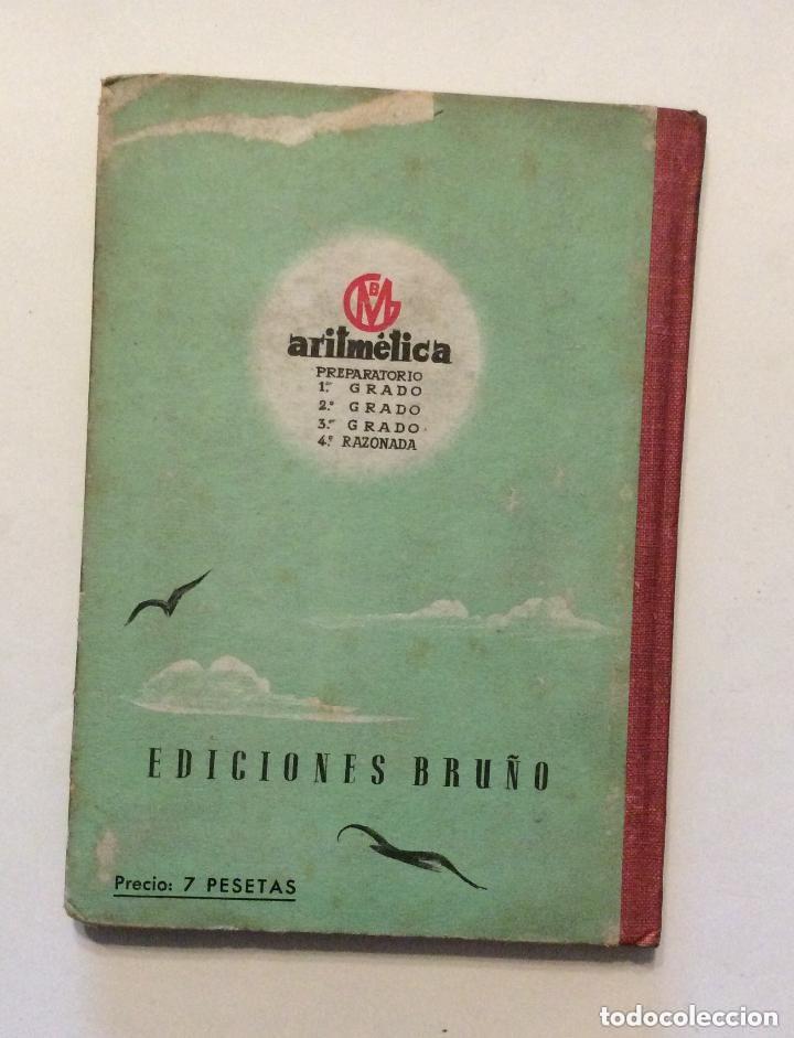 Libros antiguos: ARITM&Eacute;TICA. PREPARATORIO. EDICIONES BRU&Ntilde;O - Foto 2